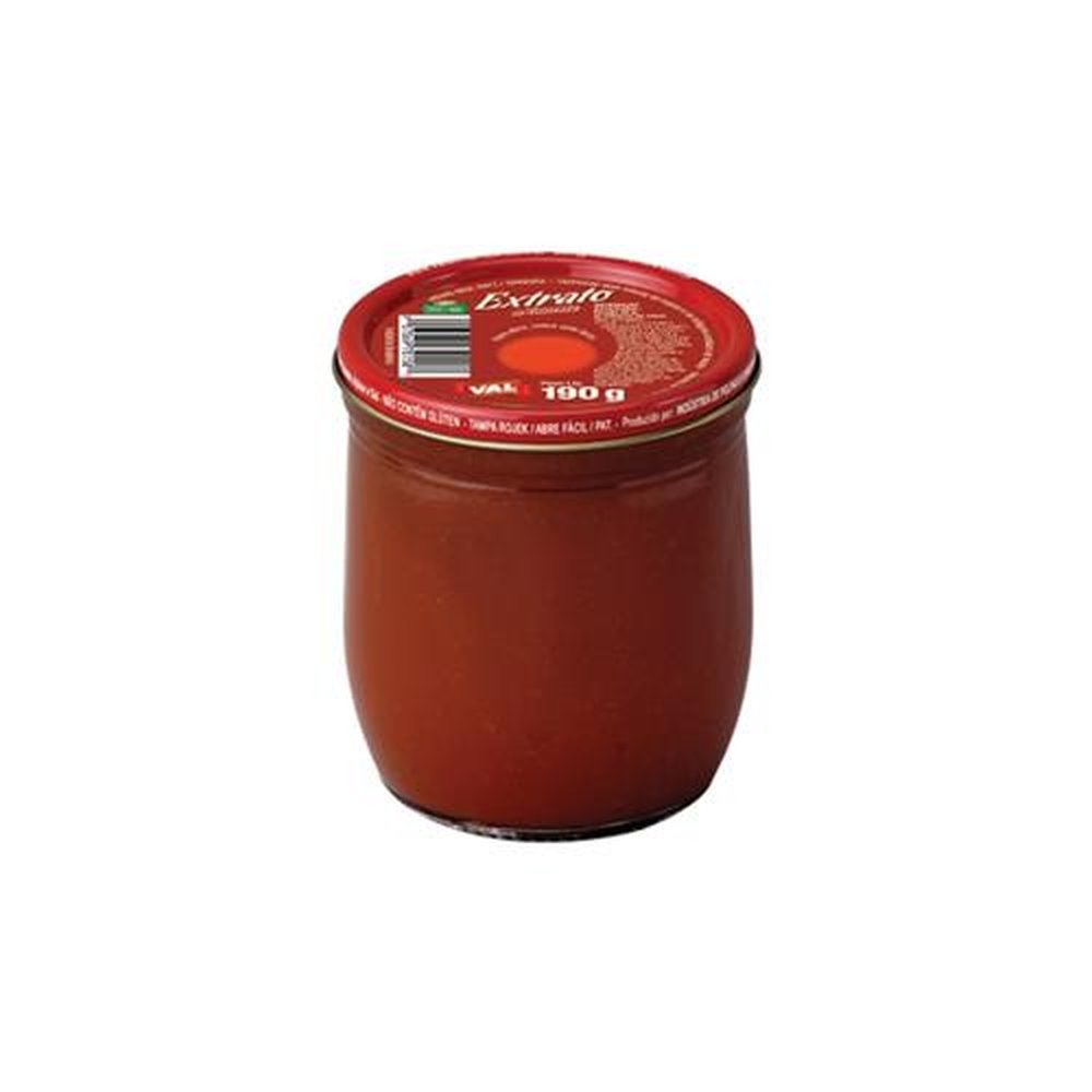 Extrato de Tomate Val Copo de Vidro 190g - Embalagem com 24 unidades