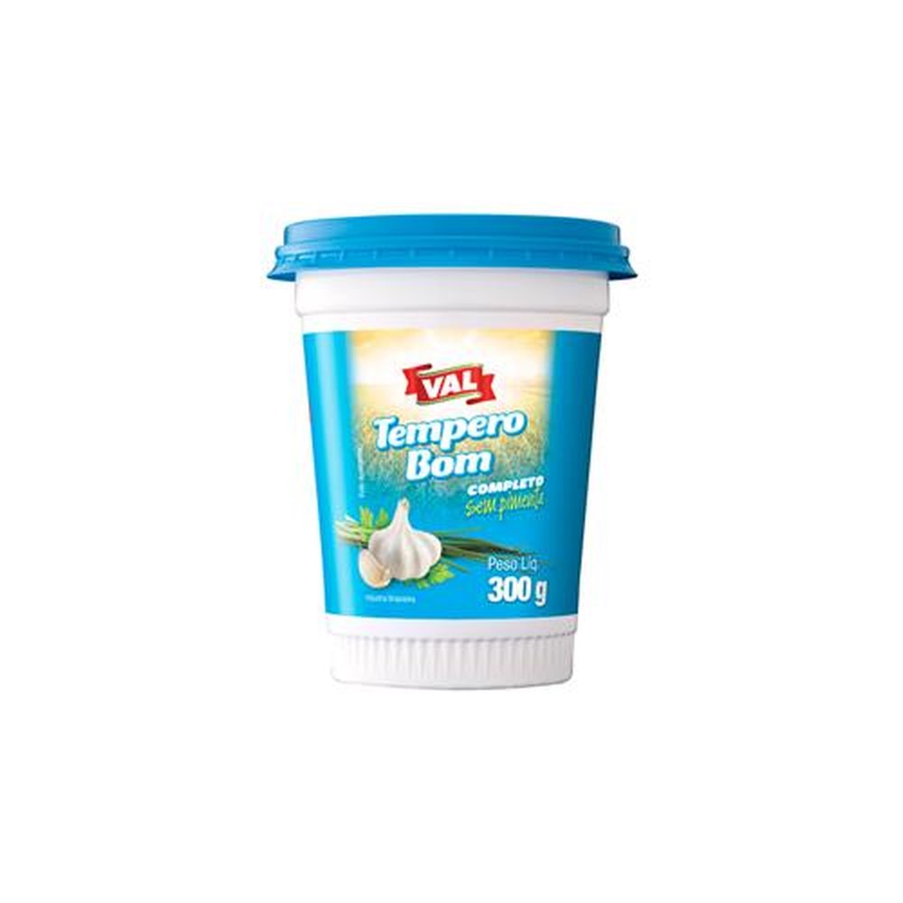 Tempero Val Completo Sem Pimenta 300g - Embalagem com 24 unidades