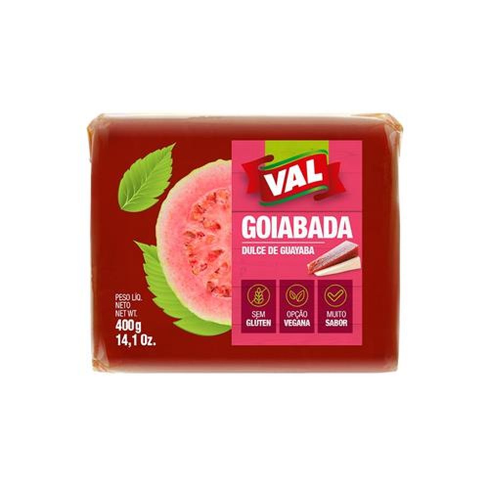 Goiabada Val Flow Pack 400g - Embalagem com 24 unidades