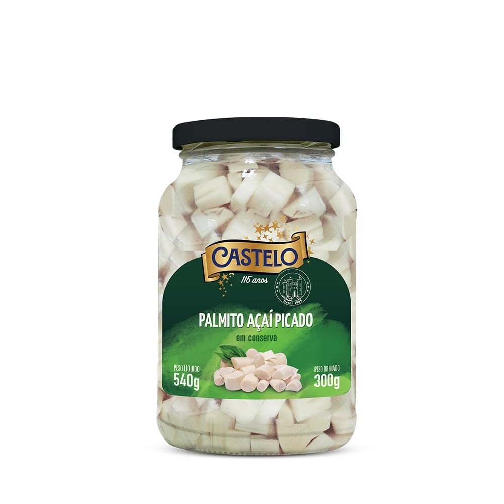 Palmito Castelo Açai Picado 300g