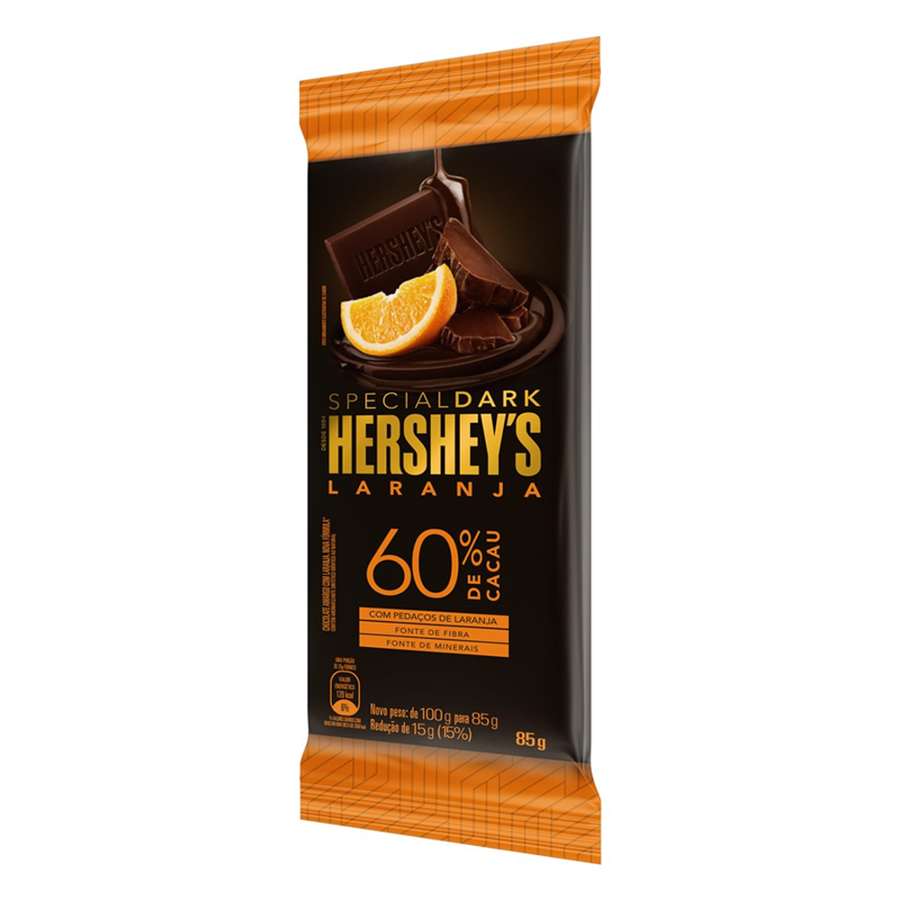 Barra De Chocolate Hersheys Special Dark Laranja 85g