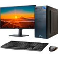 Computador Completo TOB Intel Core i7 com SSD 240GB Memória 4GB Windows 10 Pro Trial + Teclado e Mouse +Monitor 21.5" Desktop PC