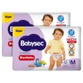 Fralda Descartável Babysec Shortinho Galinha Pintadinha Hiper Tamanho M - 2 Pacotes com 60 Fraldas - Total 120 Tiras