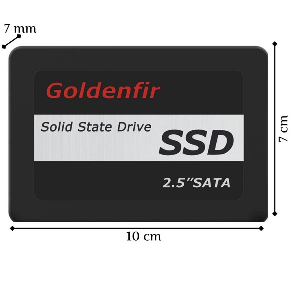 Ssd 120Gb Sata 2,5" 550/400 Mb/S Goldenfir T650