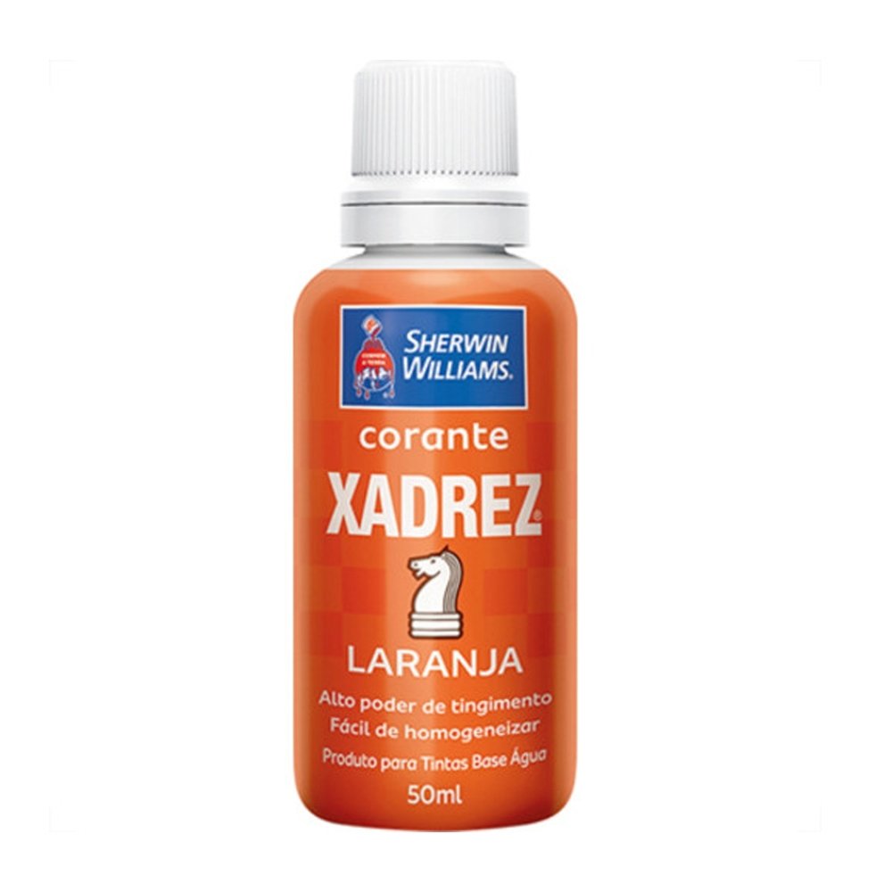 Corante Xadrez Laranja 50ml - Embalagem com 12 Unidades