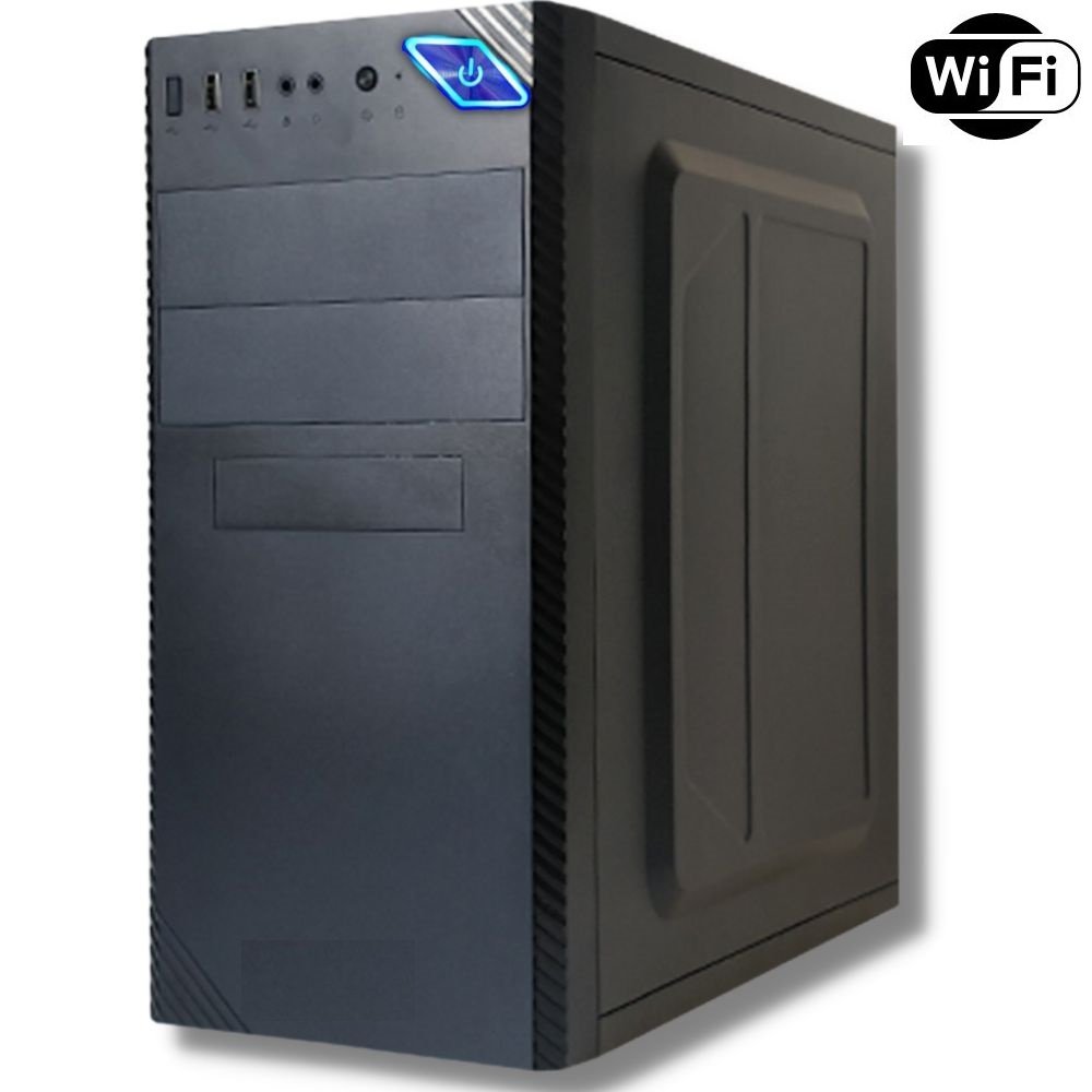 Computador Completo TOB Intel Core i5 com Wi-Fi SSD 240GB Memória 8GB Windows 10 Pro Trial + Teclado e Mouse + Monitor 19" Desktop