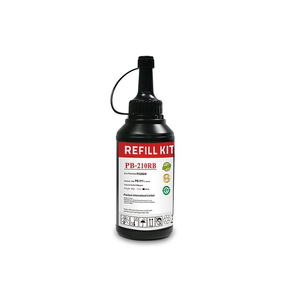 Refil Toner Elgin Pantum PB210, 1600 Páginas, Preto