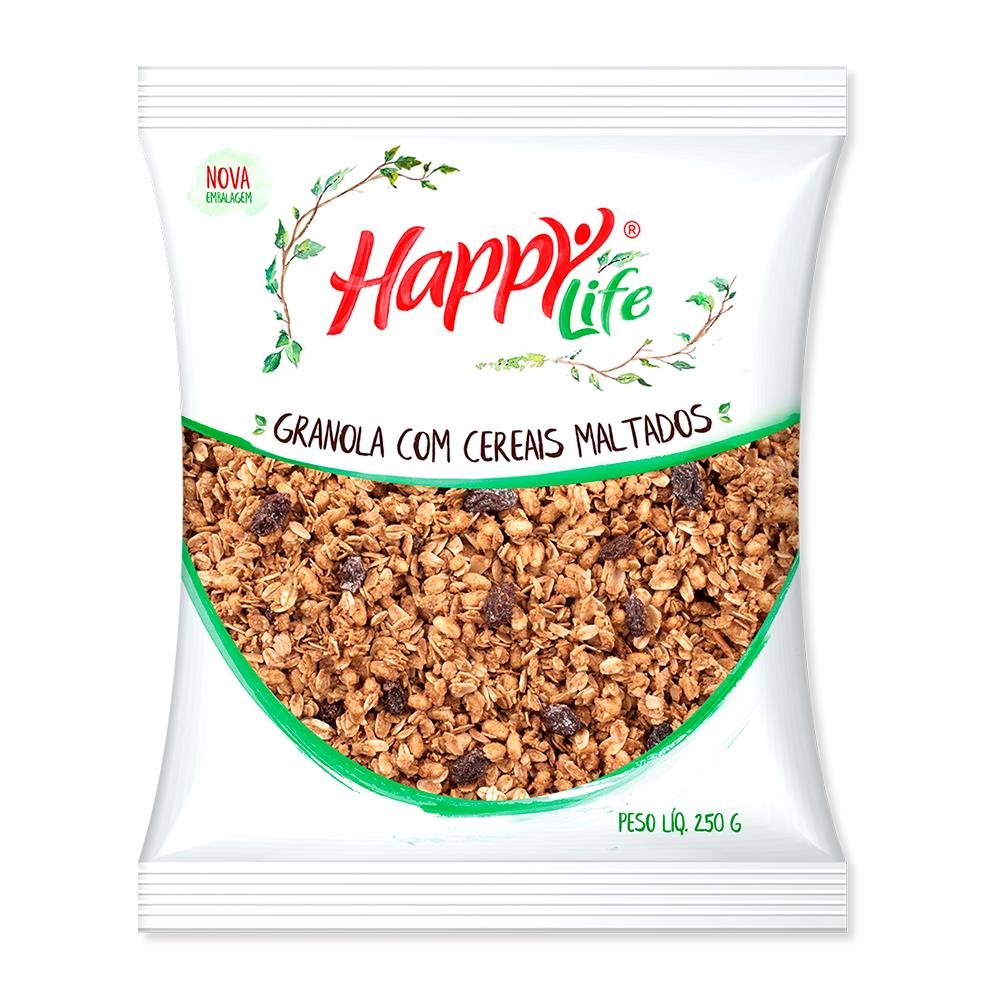Granola Cereais Maltados Happy Life 250g