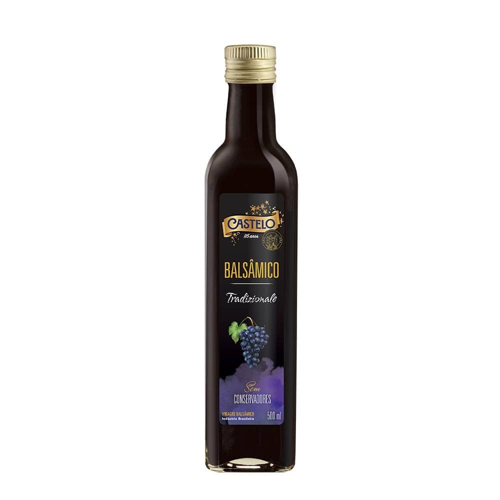 Vinagre Castelo Balsâmico Tradicional Vidro 500ml