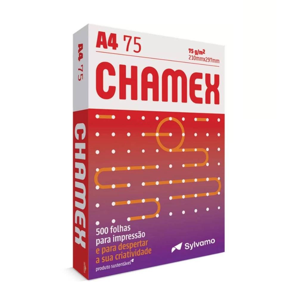 Papel A4 Chamex Pacote Com 500 Folhas