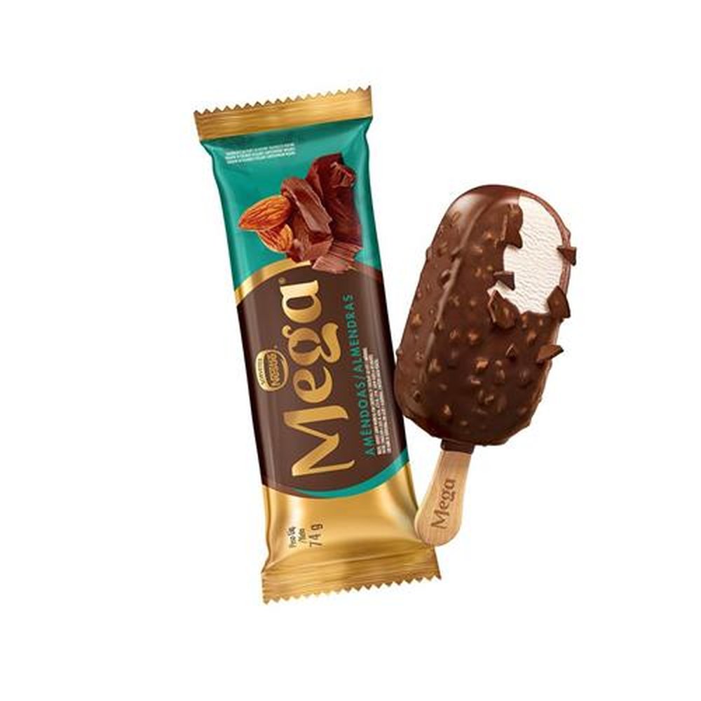 Picolé Mega Amendoas Nestlé 20x74g