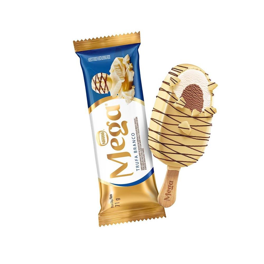 Picolé Mega Trufa Branco Nestlé 20x71g