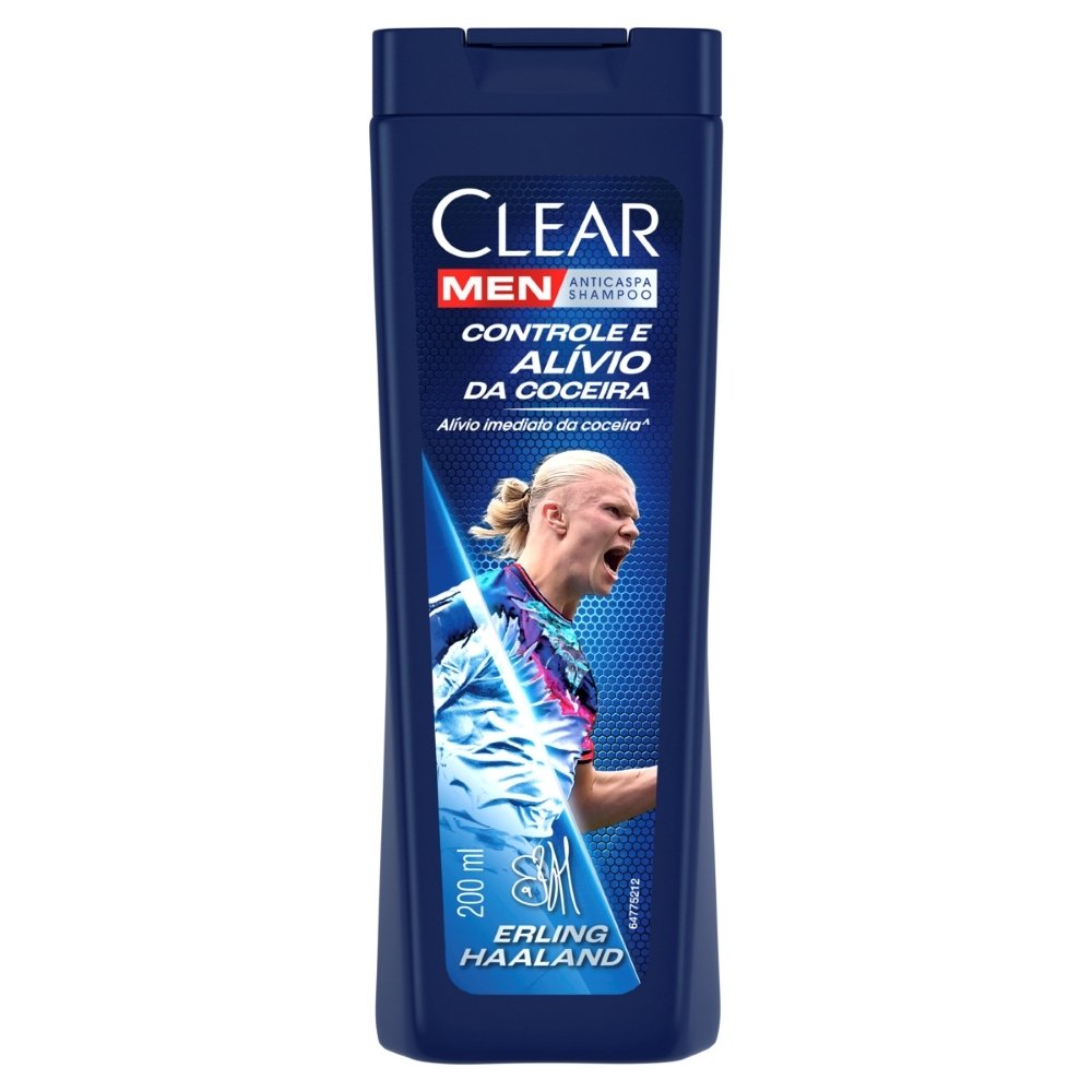 Shampoo Clear Anti-Caspa Controle e Alívio da Coceira Men 200ml