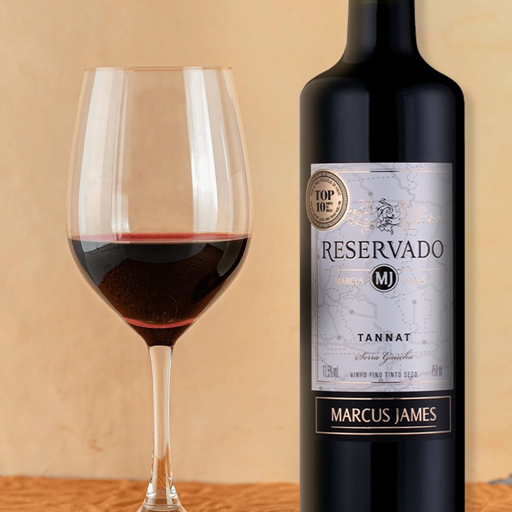 Vinho Reservado Marcus James Tannat Tinto Seco 750ml