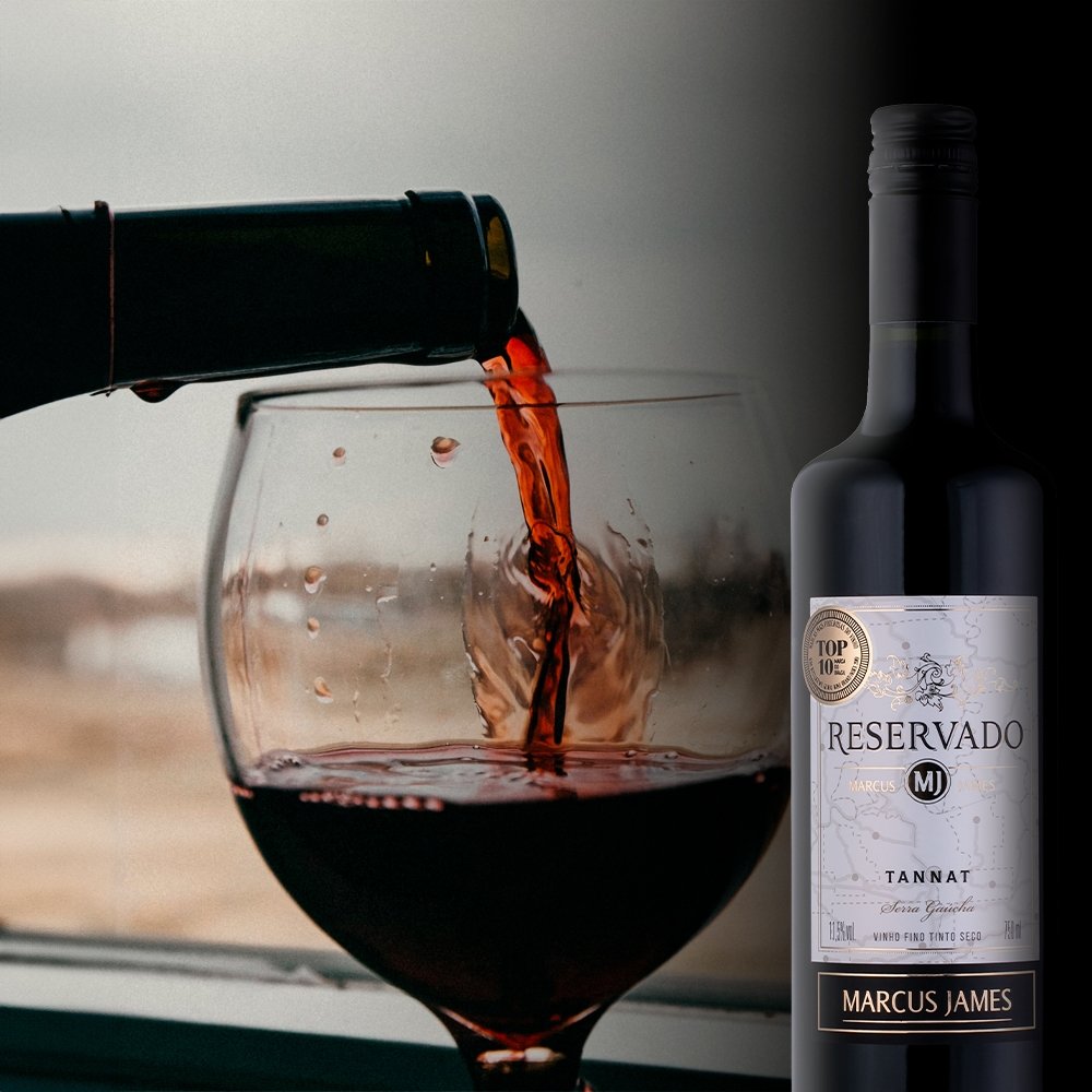 Vinho Reservado Marcus James Tannat Tinto Seco 750ml