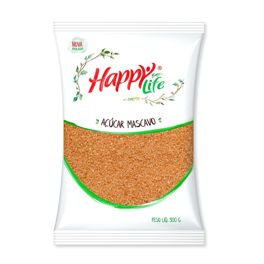 Açúcar Mascavo Happy Life 500g
