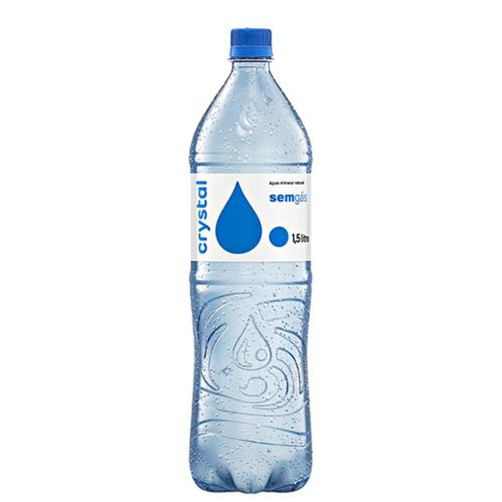 Águal Mineral Crystal Sem Gás Unidade De 1,5L