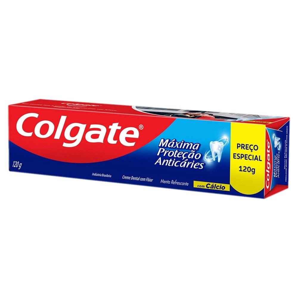 Creme Dental Colgate Máxima Proteção Anticáries 120g