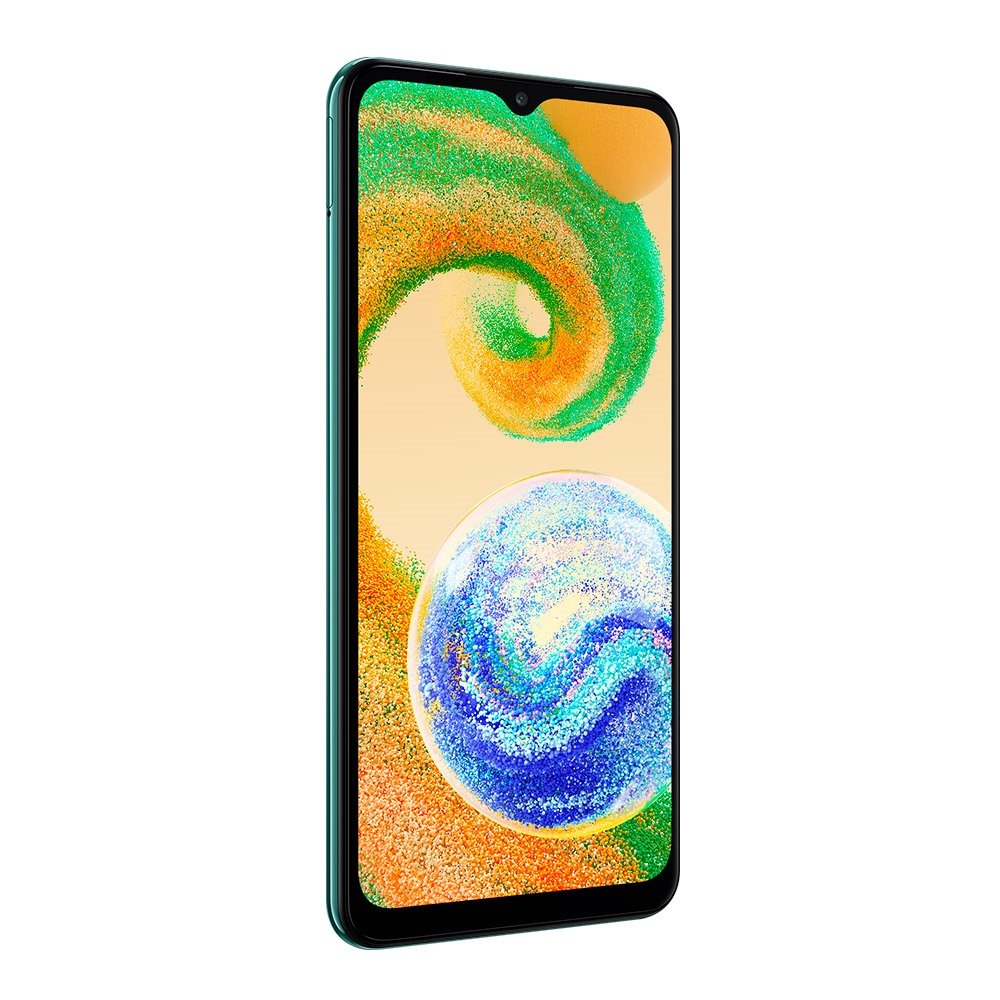 Smartphone Samsung Galaxy A04s Verde, Tela de 6.5", 4G+Wi-Fi, And. 13, Câm. Tras. de 50+2+2MP, Frontal de 5MP, 4GB RAM, 64GB