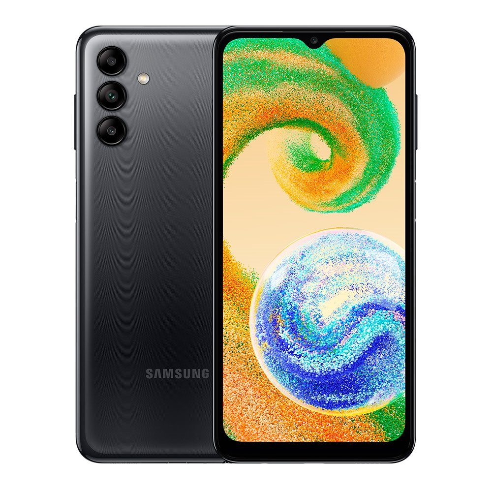 Smartphone Samsung Galaxy A04s Preto, Tela de 6.5", 4G+Wi-Fi, And. 13, Câm. Tras. de 50+2+2MP, Frontal de 5MP, 4GB RAM, 64GB