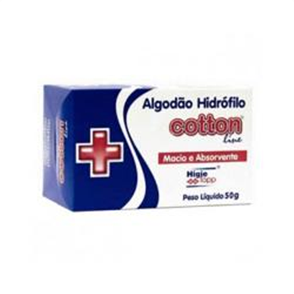 Algodao Cotton Line Hidrofilo Family Care 50Gr