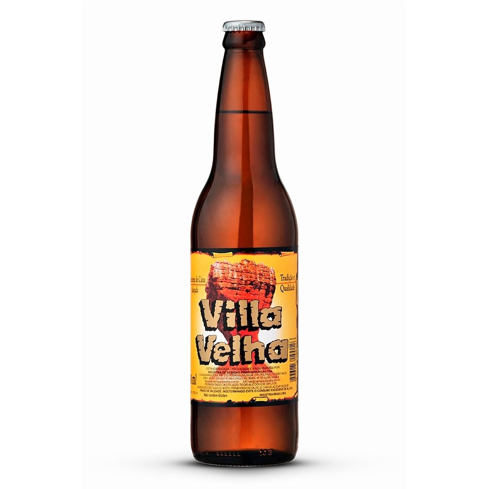Cachaça Villa Velha 600ml Embalagem com 12 Unidades