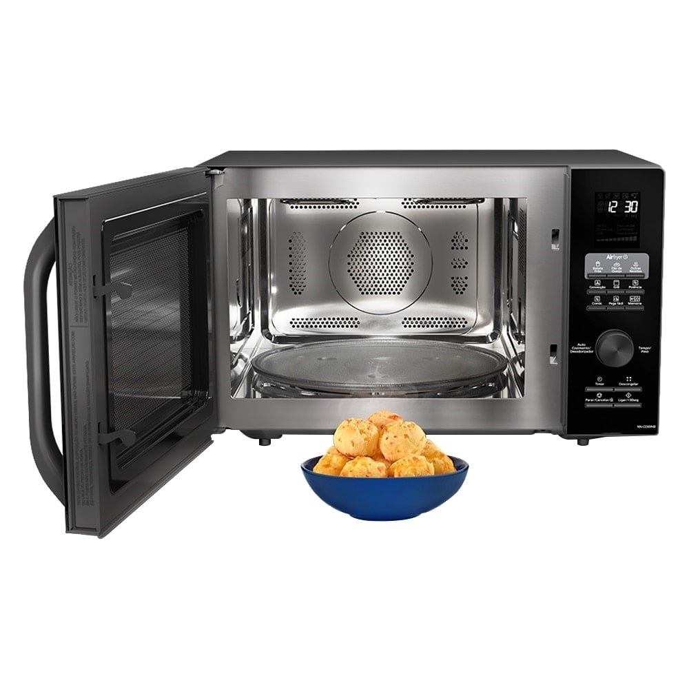 Micro-ondas Air Fryer Panasonic 30 Litros CD89 Preto 220V