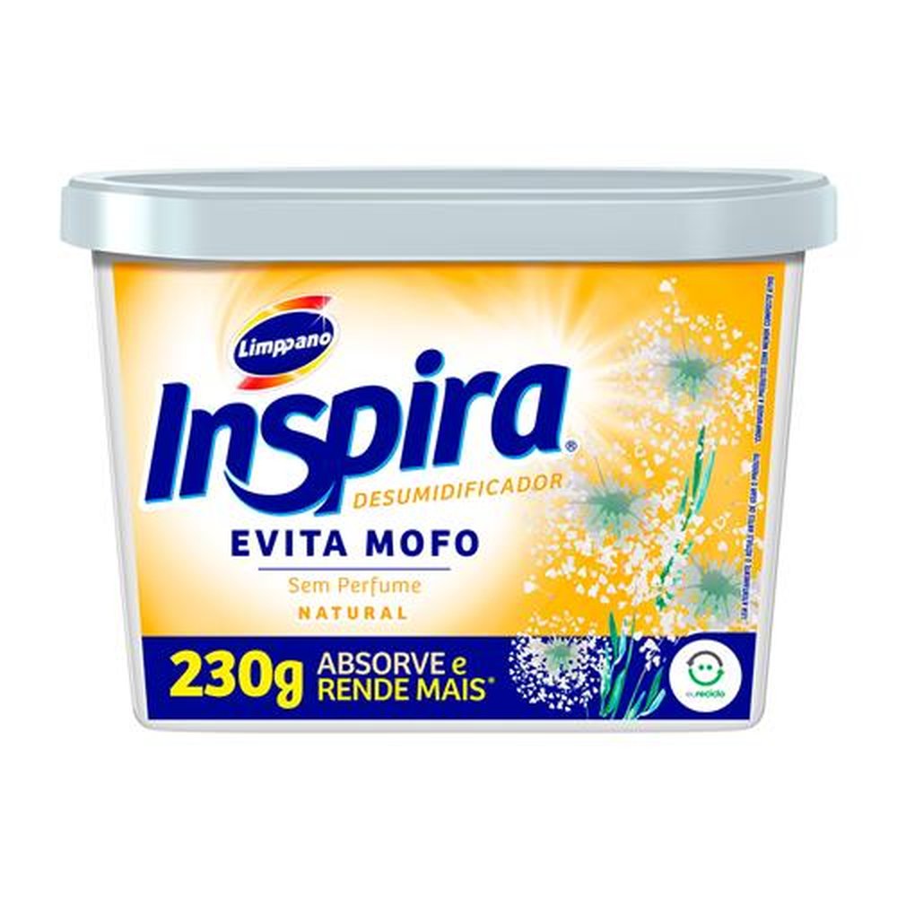 Antimofo Inspira Desumidificador Natural 180Gr
