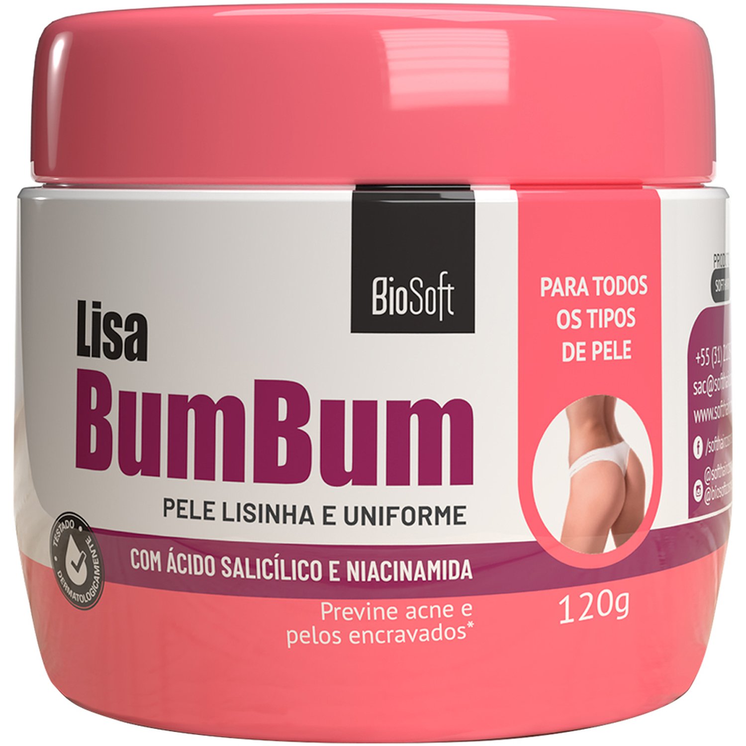 Creme Biosoft Lisa Bumbum 120Gr