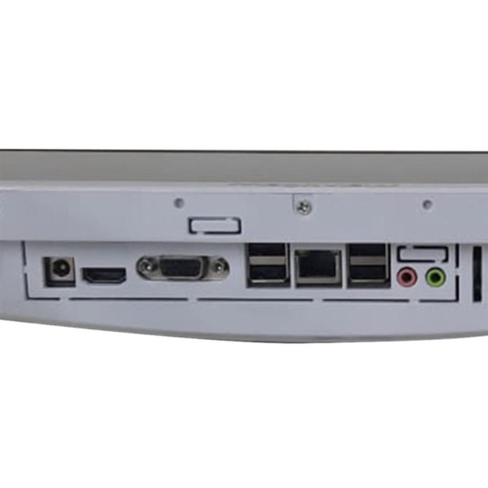 All In One 21¿ Intel Celeron 10º Ger 4GB Windows 11 Pro Branco +Teclado e Mouse