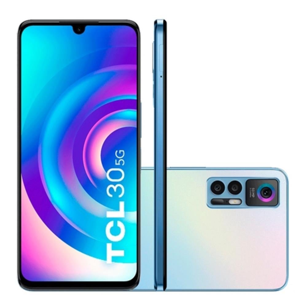 Smartphone tcl 30 5g 128gb azul