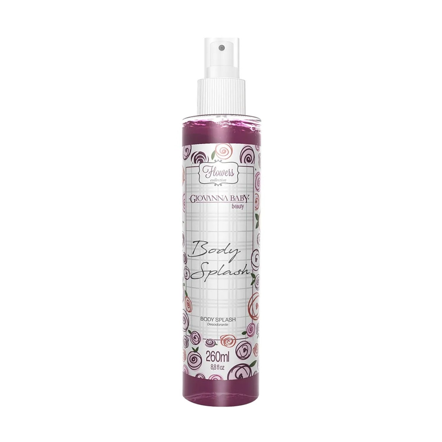 Body Splash Desodorante Giovanna Baby Corporal Beauty 260ml