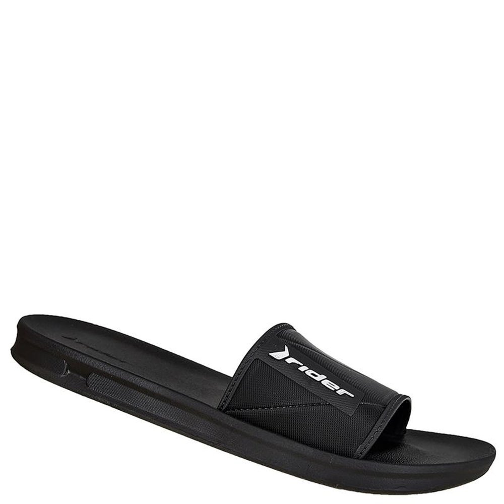 Chinelo Rider Street Slide Preto - Branco - Grade com 12 pares