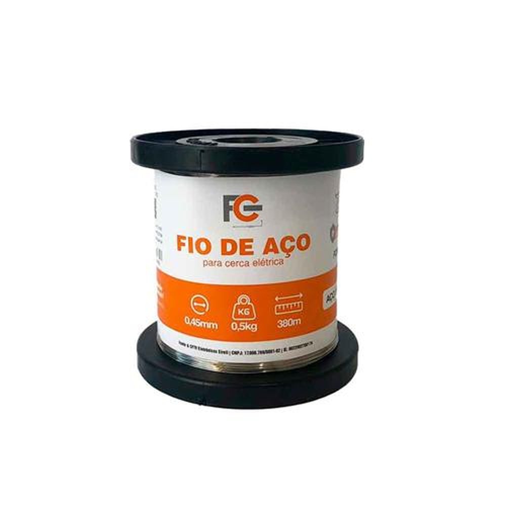 Fio De Aco Inox 0,45mm Fcinx45 Fc Fontes