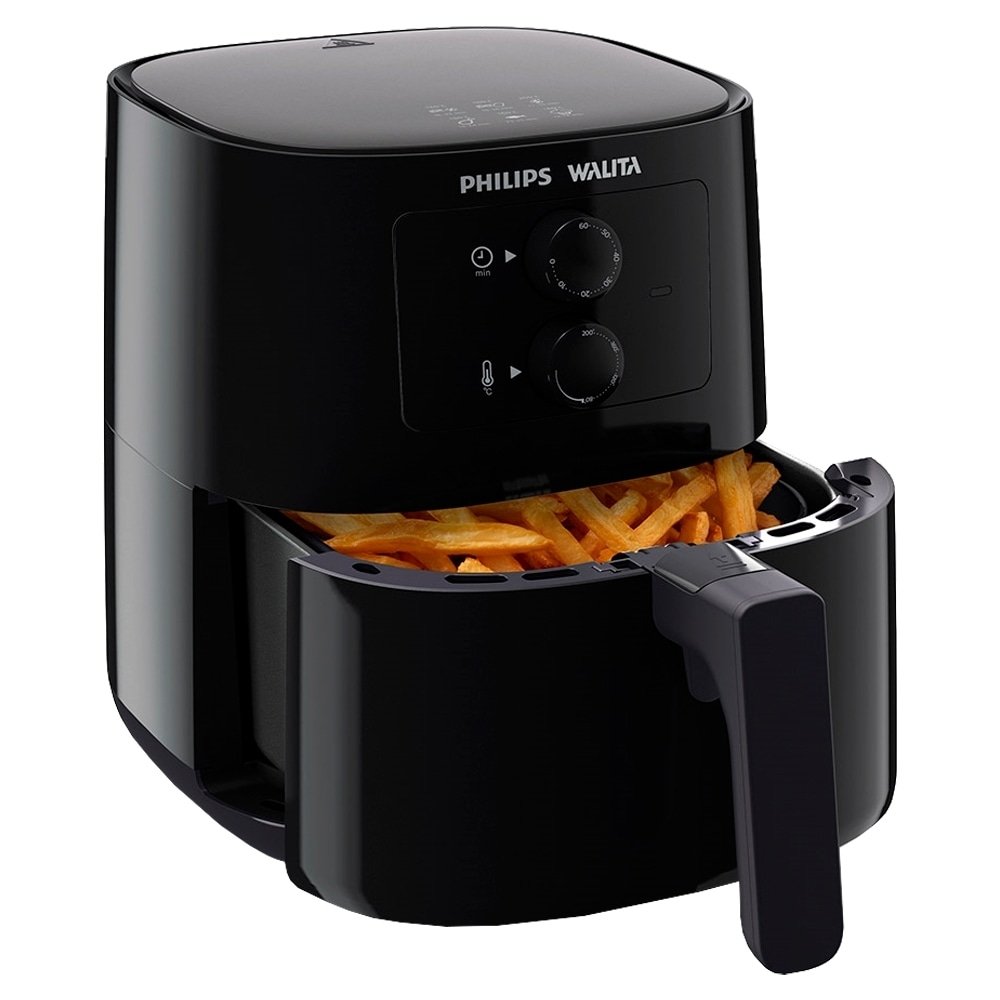 Fritadeira Sem Óleo Air Fryer Philips Walita RI9201 Serie 3000 | 4,1 Litros, 1400W, Preto, 220V