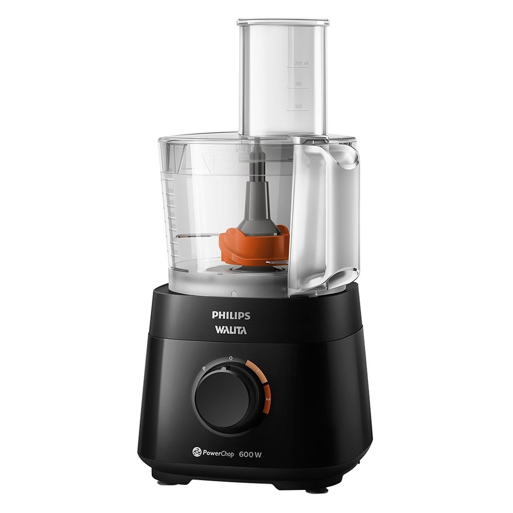 Processador de Alimentos Philips Walita RI7300 - 3 Acessórios, 2 Velocidades, 600W, Preto, 110V