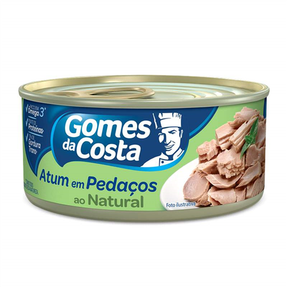 Atum Pedaços Gomes Costa Natural 170Gr