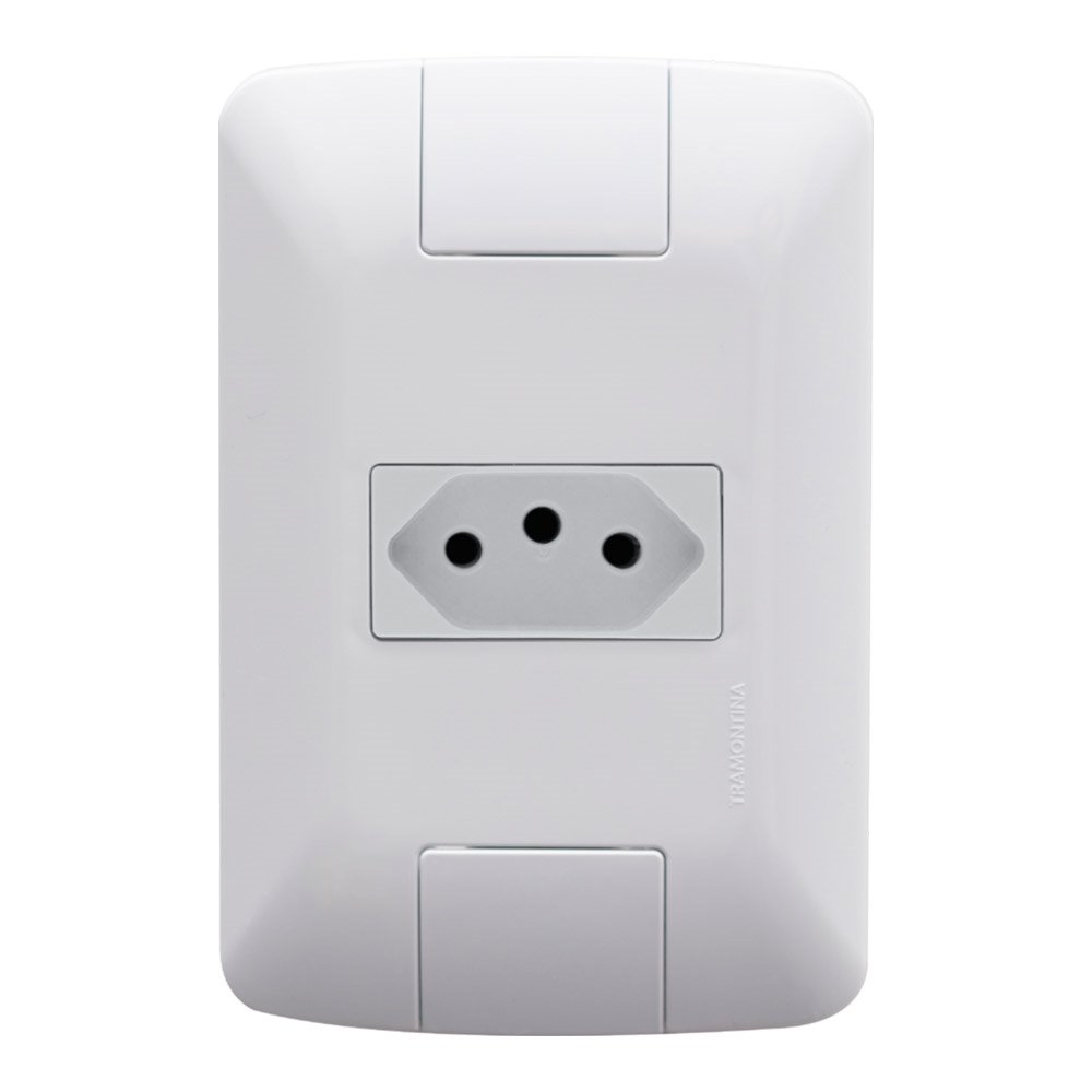 Tomada Aria Tramontina 2P+R 20A Com Placa Branco