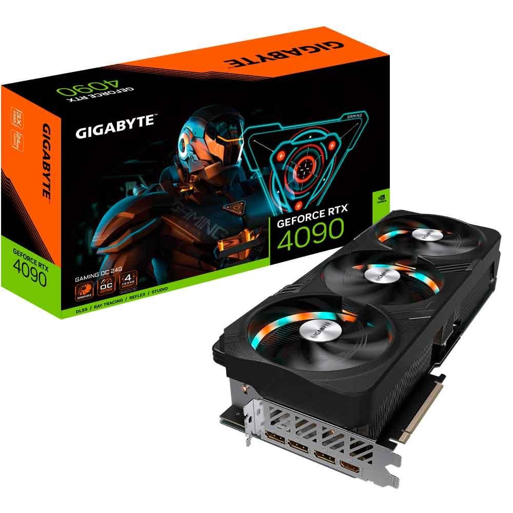 Processador Gráfico Gigabyte Geforce RTX 4090, 24GB, GDDR6X, GAMING OC, 384bits - GV-N4090GAMING OC-24GD