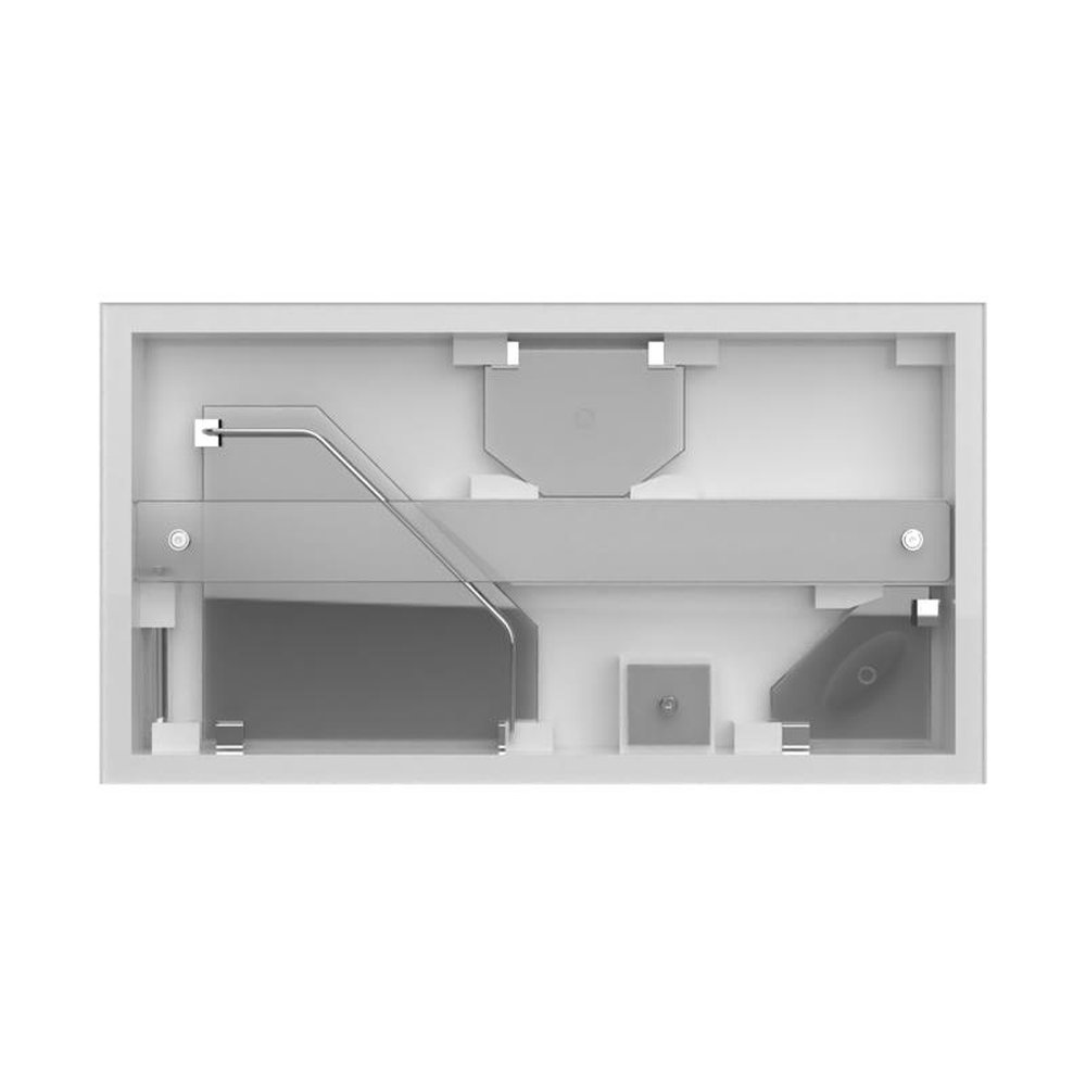 Kit Acessorios Para Banheiro Luxo 5 Peças Canto Vidro Fumê Temperado 8mm