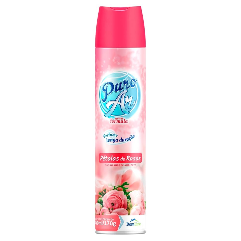 Purificador de Ar Puro Ar Aerossol Pétalas de Rosas 350ml