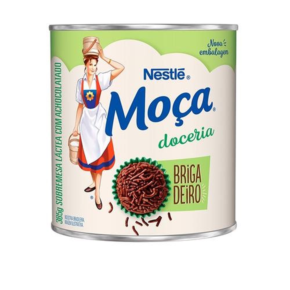 Leite Moça Brigadeiro 385g Embalagem com 6 Unidades