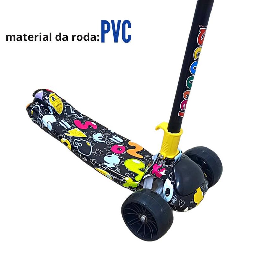 Patinete Infantil 3 Rodas Colorido