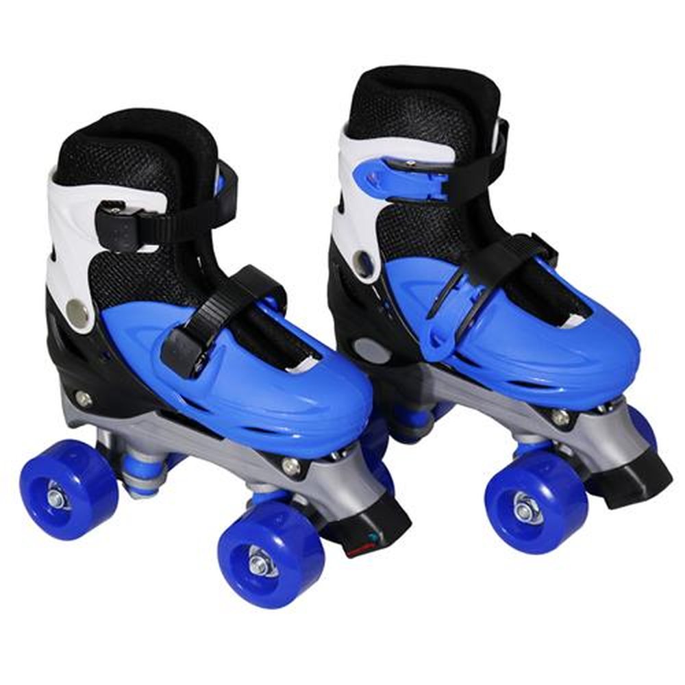 Patins 4 Rodas Roller Azul P