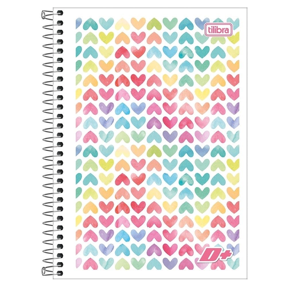 Caderno Espiral Tilibra 1/4 Capa Flexível Mais+ 48 Folhas - Embalagem com 20 Unidades