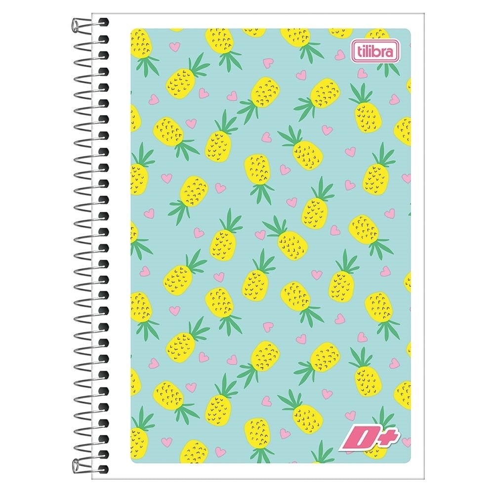 Caderno Espiral Tilibra 1/4 Capa Flexível Mais+ 48 Folhas - Embalagem com 20 Unidades