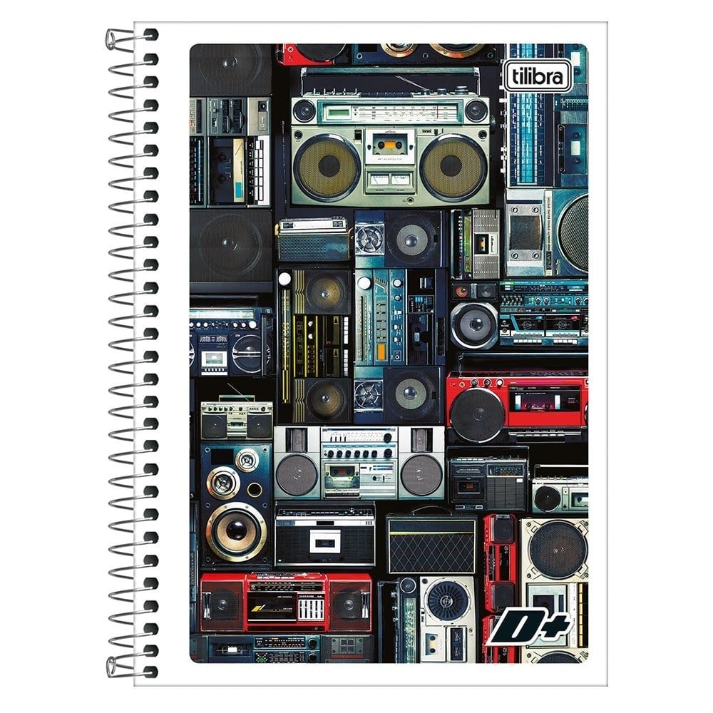 Caderno Espiral Tilibra 1/4 Capa Flexível Mais+ 48 Folhas - Embalagem com 20 Unidades