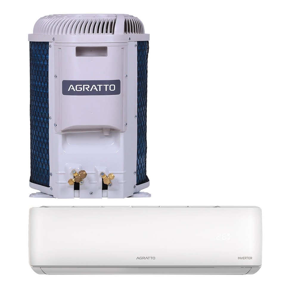 Ar Condicionado Split 12.000BTUs Agratto LCST12QF, Quente e Frio, Liv Inverter, 220V