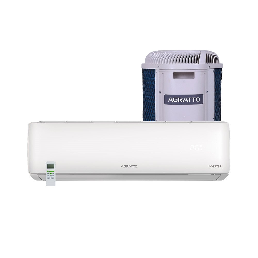 Ar Condicionado Split 9000 BTUs Agratto LCST9F - LIV Inverter Interno e Externo Frio 220V