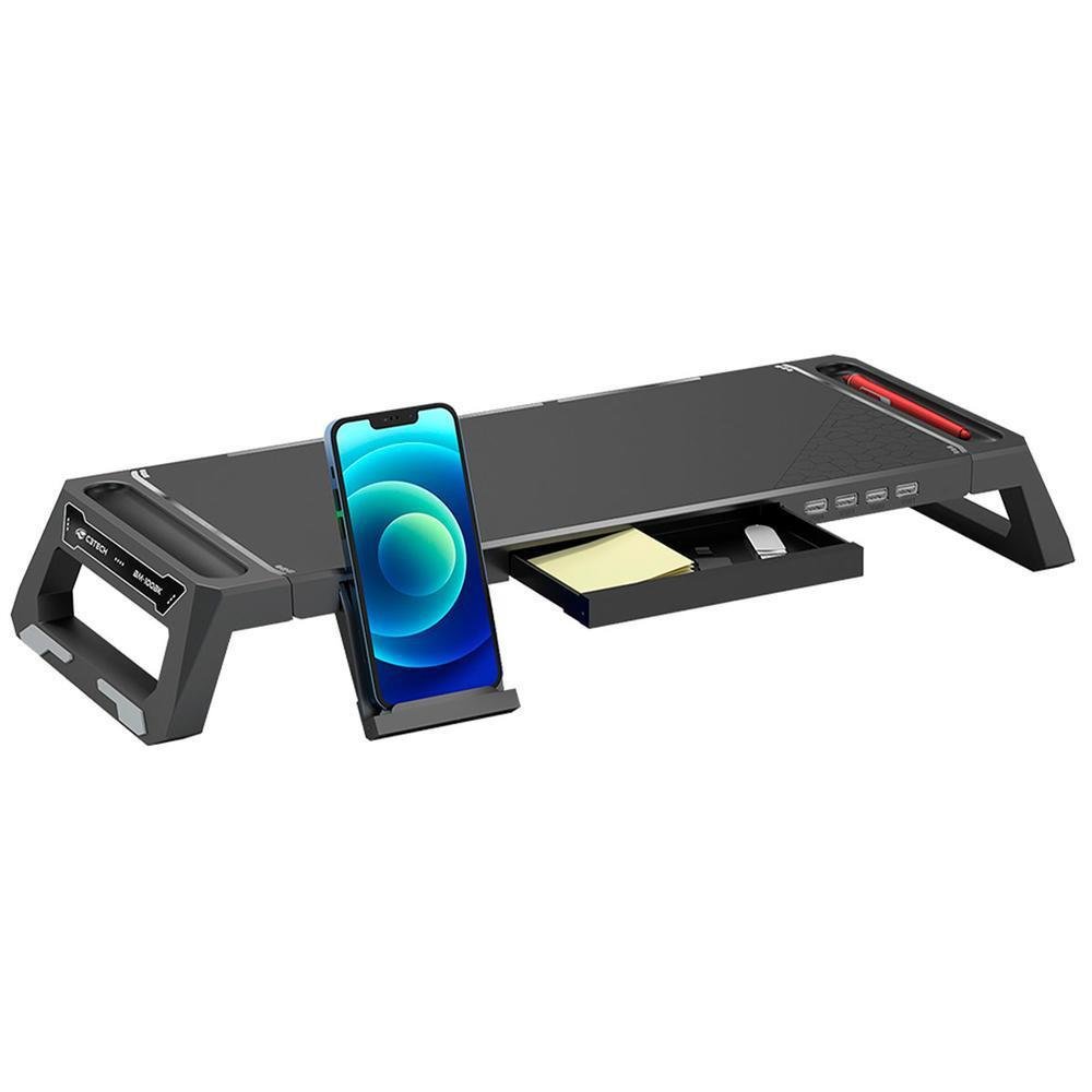 Base Para Monitor, C3Tech, Preto BM-100BK